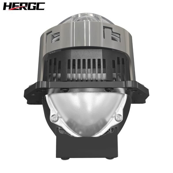 HERGC B8 Bi Led Projector Single Laser 3Inch 6+1Chips 6500K 9000Lux12-14V High Beam 75W Bi Lenses
