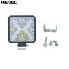 HERGC 48W White+Yellow Flash Double Color LED Light Work Flood for Off Road SUV Tractor ATV 3030SMD for Truck