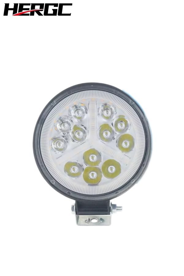 HERGC High Quality LED Light Round 36w Round Strobe Bulb 3030 Chip LED Work Light Bar for Benz