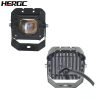 HERGC 18W Car Led Work Light 10-50V DC Led Fog Light Lens 3000K-6000K Yellow And White Double Color Motorcycle Truck