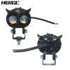 1-22.jpg HERGC 14W Car Led Work Light 8-80V DC White And Yellow 3000K-6500K Waterproof Led Fog Motorcycle