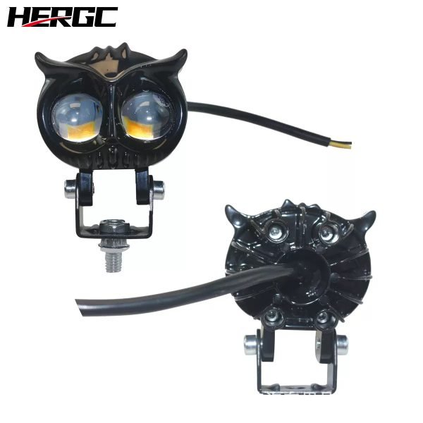 1-22.jpg HERGC 14W Car Led Work Light 8-80V DC White And Yellow 3000K-6500K Waterproof Led Fog Motorcycle