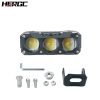 HERGC 3Led 20W Car Led Work Light 3000K-6500K White And Yellow Tow Color Led Lamp10-50V DC Motorcycle Truck