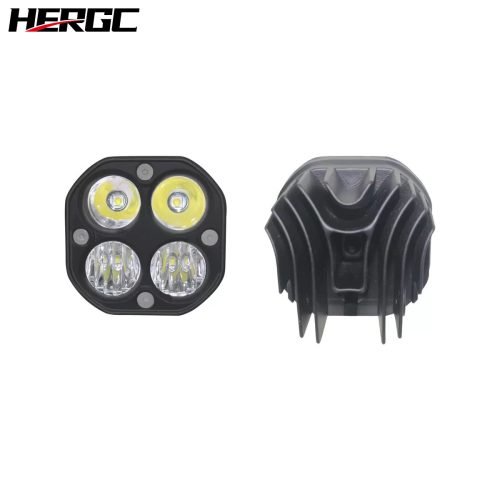 1-25.jpg HERGC 40W Motorcycles Square Led Work Light 3Inch Waterproof Off-road Vehicles White And Yellow Laser Light