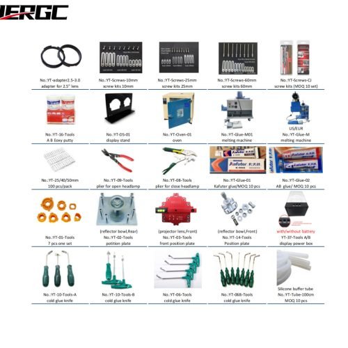HERGC Wholesale Car Headlight System Modification Screws Retrofit Tool Auto Restoration Electrical Appliances