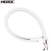 HERGC L5 30cm Soft Light Guide Dual Color White/Amber LED Tube Strip Lamp for DRL Daytime Running Lights Turn Signal Bulbs