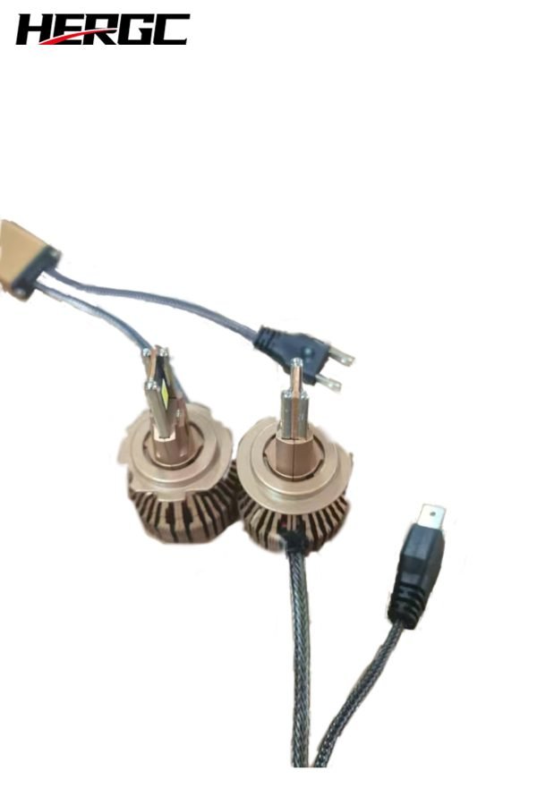 HERGC D6 120W 8000Lux H1/H4/H7/H11/9005/9006/9012 LED Headlight Bulb Auto Headlight Bulbs Car Lighting System Car LED Headlight