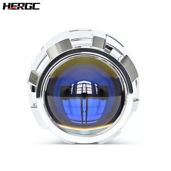 HERGC Bi Led Projector 2.5'' Or 3'' Auto Headlight Shroud Bixenon Mask Car Light Accessories