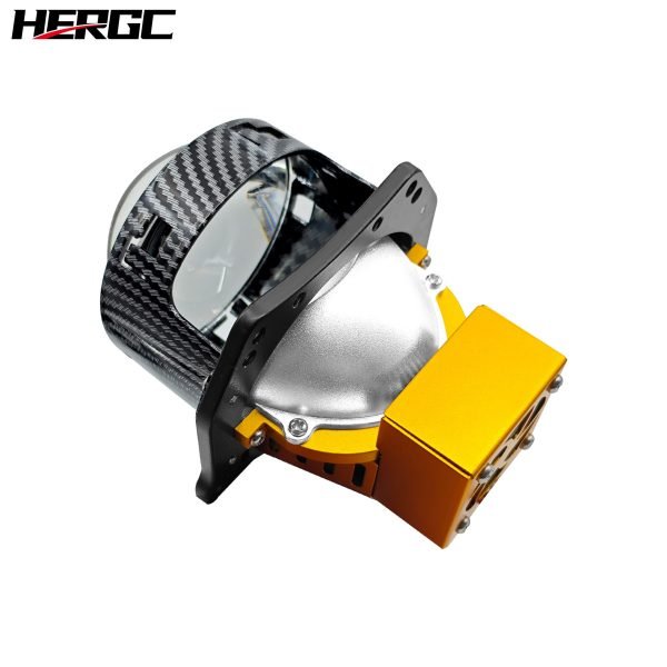 HERGC S6 Double Laser Cup 3Inch Bi Led Projector Lens 6+3Chips High Beam 75W 7300Lux Lenses