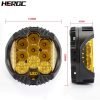 2-20.jpg HERGC 29-45W 5inch 7inch 9inch Led Car Work Light Round White And Yellow Flash Off-road Vehicles 10-50V DC THICK Or Thin