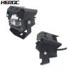 HERGC 18W Car Led Work Light 10-50V DC Led Fog Light Lens 3000K-6000K Yellow And White Double Color Motorcycle Truck
