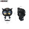 2-22.jpg HERGC 14W Car Led Work Light 8-80V DC White And Yellow 3000K-6500K Waterproof Led Fog Motorcycle