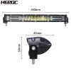 HERGC 3W Per Led Chips New Double Row Led Chips White And Yellow Car Led Work Light Off-road Vehicles 1800K-6500K 100Chips