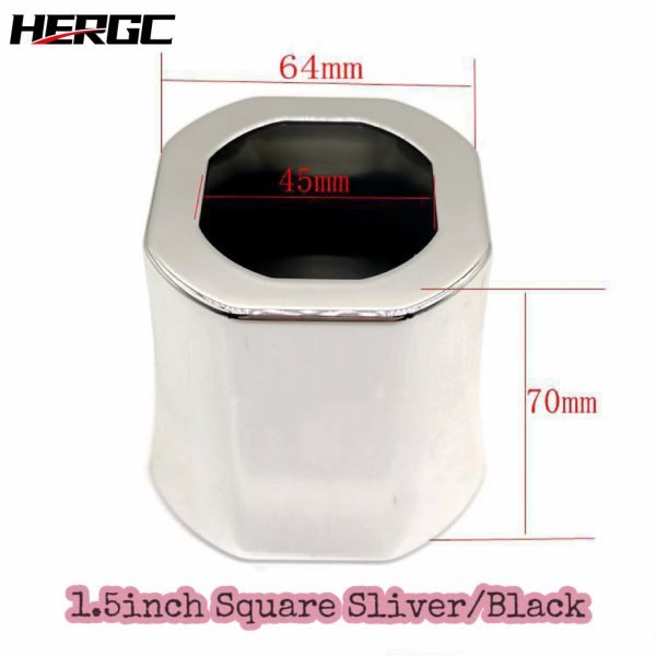 HERGC Bi Led Matrix Lens Projector 1.5Inch 1.8Inch Black Or Silver Auto Headlight Shroud Bixenon Mask Car Light Accessories