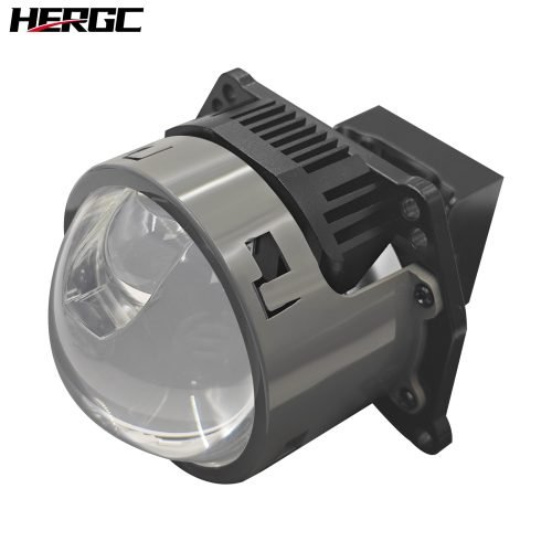 HERGC B8 Bi Led Projector Single Laser 3Inch 6+1Chips 6500K 9000Lux12-14V High Beam 75W Bi Lenses