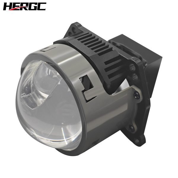HERGC B8 Bi Led Projector Single Laser 3Inch 6+1Chips 6500K 9000Lux12-14V High Beam 75W Bi Lenses