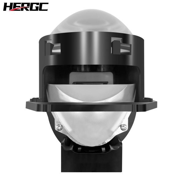 HERGC B6 3Inch 6 Chips Led Bi Led Projector Single Lamp Cup 50W 9000Lux Bi Lens