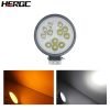 HERGC High Quality LED Light Round 36w Round Strobe Bulb 3030 Chip LED Work Light Bar for Benz