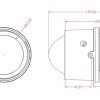 HERGC FS3 3inch Bi Led Fog Lens White/Yellow Low/High Beam 3000k/4800K/6000K/6500K 45W 4600Lux Fog Light