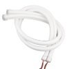 HERGC L5 30cm Soft Light Guide Dual Color White/Amber LED Tube Strip Lamp for DRL Daytime Running Lights Turn Signal Bulbs