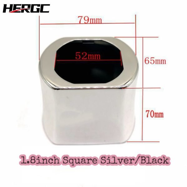 HERGC Bi Led Matrix Lens Projector 1.5Inch 1.8Inch Black Or Silver Auto Headlight Shroud Bixenon Mask Car Light Accessories
