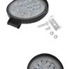 HERGC Two-color 36W Round Large Field of View Car Light, Suitable for Off-road Truck SUV Side Spotlight LED Headlight Work Light Lighting