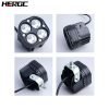 4-22.jpg HERGC 40W Motorcycles Square Led Work Light 3Inch Waterproof Off-road Vehicles White And Yellow Laser Light