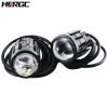 HERGC 12W 3570LED Chips Motorcycle Led Fog Work Light Car Light 3000K-6500K Double White And Yellow Waterproof
