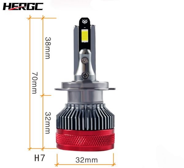 HERGC D1 110W H1/H3/H4/H7/H11/9005/9006/9012 LED Headlight Bulb Auto Headlight Bulbs Car Lighting System 12V/24V Car LED Headlight