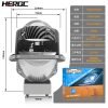 HERGC B7 Dual Laser 9+1Chips Bi led Lens Projector High Beam 100W 9000Lux Lenses