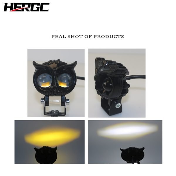 5-18.jpg HERGC 14W Car Led Work Light 8-80V DC White And Yellow 3000K-6500K Waterproof Led Fog Motorcycle