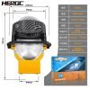 HERGC S6 Double Laser Cup 3Inch Bi Led Projector Lens 6+3Chips High Beam 75W 7300Lux Lenses