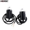 HERGC 12W 3570LED Chips Motorcycle Led Fog Work Light Car Light 3000K-6500K Double White And Yellow Waterproof