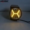 HERGC 4'' 132W 3030Chips Car Round LED Work Light with Aperture Flashing Off-road Spotlight