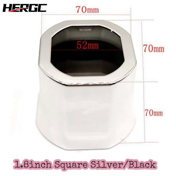 HERGC Bi Led Matrix Lens Projector 1.5Inch 1.8Inch Black Or Silver Auto Headlight Shroud Bixenon Mask Car Light Accessories