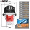 HERGC S1.3 Two Reflectors Bi-Led Projector Lens 65W Headlight
