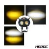 6-11.jpg HERGC 14W Car Led Work Light 8-80V DC White And Yellow 3000K-6500K Waterproof Led Fog Motorcycle