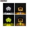 8-4.jpg HERGC 29-45W 5inch 7inch 9inch Led Car Work Light Round White And Yellow Flash Off-road Vehicles 10-50V DC THICK Or Thin