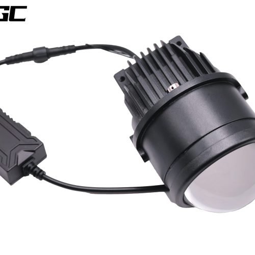 HERGC FS1 Tri colors 3Inch Bi Led Fog Lamp Projector Lens 43W/53W