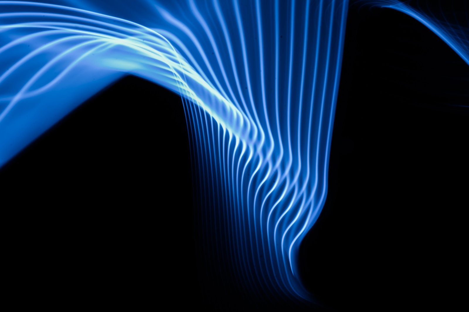 Technology background design elements. Blue neon lines.