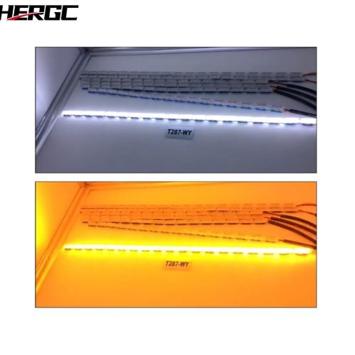 HERGC L1 Flexible Flowing Daytime Running Drl Turn Auto Car Led Strip