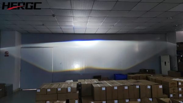 HERGC FS1 Tri colors 3Inch Bi Led Fog Lamp Projector Lens 43W/53W