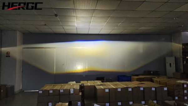 HERGC FS1 Tri colors 3Inch Bi Led Fog Lamp Projector Lens 43W/53W