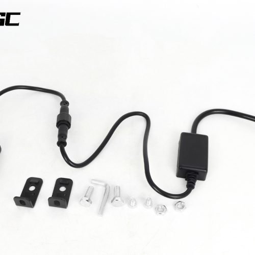HERGC T1 Led Light Super Bright Spotlight Driving Safety Lamp Motorcycle Reverse Brake Light Fog Lamp Moto Accessories